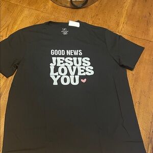 George Black Crew Neck T-Shirt